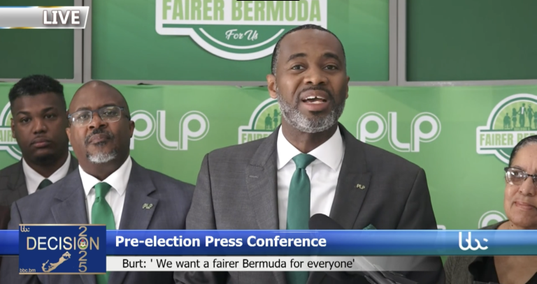 PLP Press Conference: We work for all Bermudians, not just black Bermudians